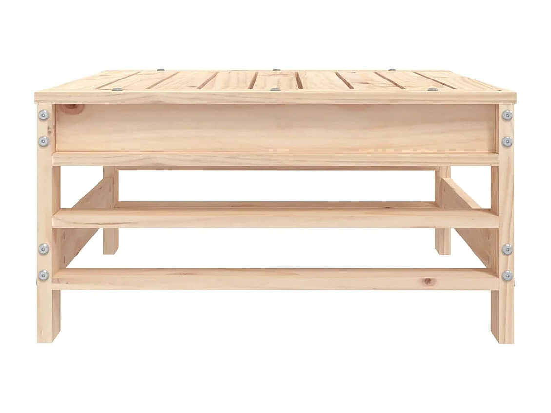 Canapé de jardin - Repose-pied de jardin bois de pin massif FR79043