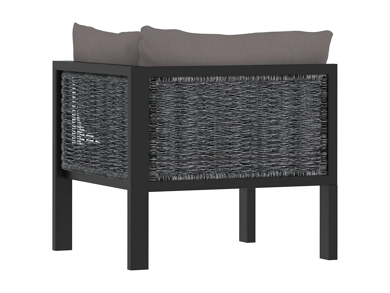 Canapé d'angle sectionnel avec accoudoir gauche Résine tressée FR44899