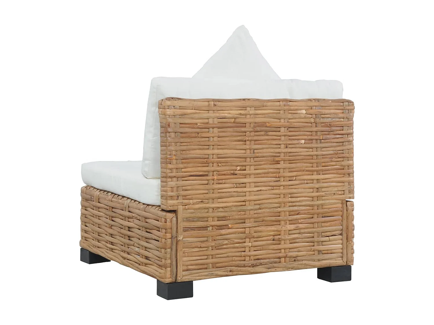 Canapé sans accoudoirs avec coussins Rotin naturel FR27213