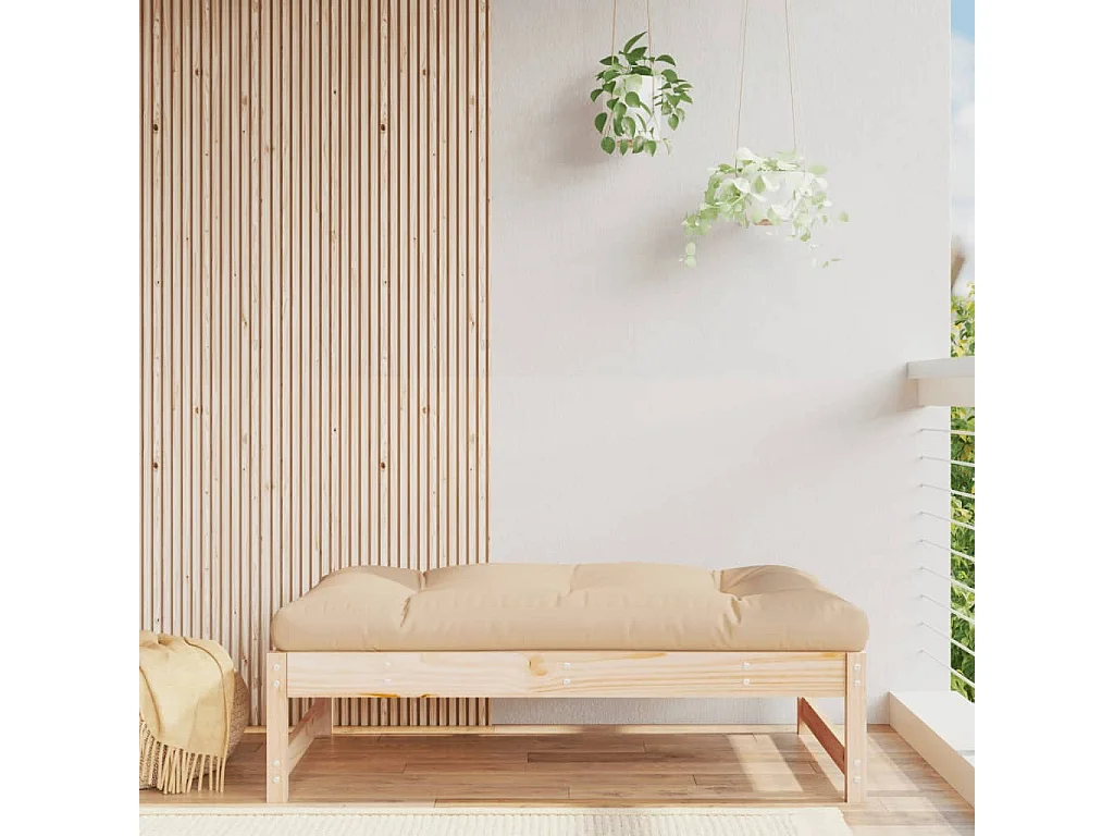 Apoio de pés para jardim 120x80 cm pinho maciço PT399984