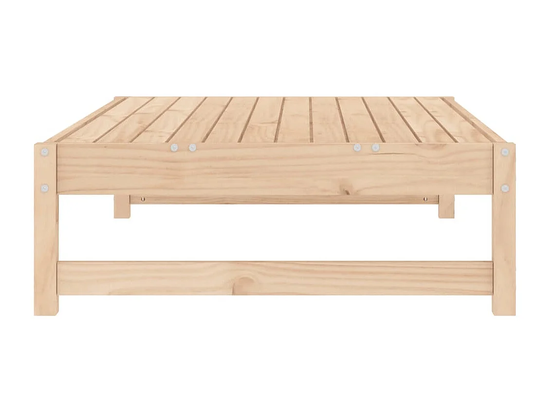 Canapé de jardin - Repose-pied de jardin 120x80 cm bois de pin massif FR30464