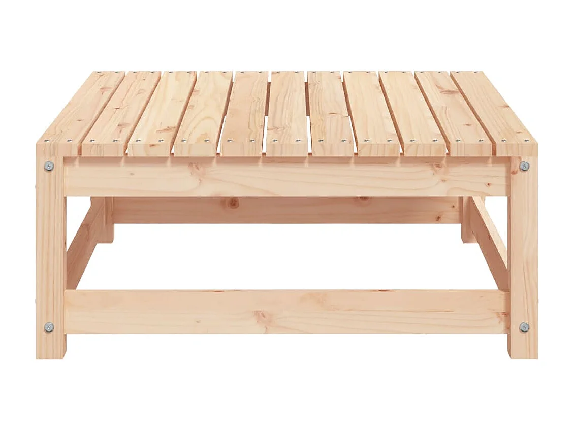 Canapé de jardin - Repose-pied de jardin 70x70x30 cm bois de pin massif FR90759