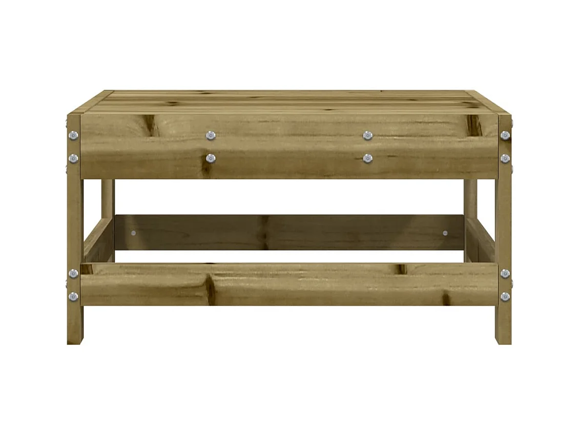 Canapé de jardin - Repose-pied de jardin bois de pin imprégné FR31072