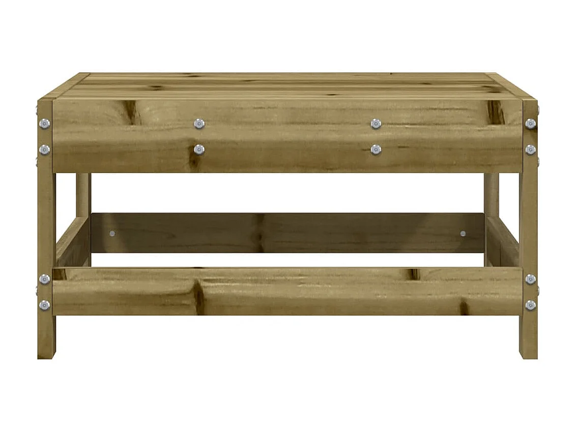 Canapé de jardin - Repose-pied de jardin bois de pin imprégné FR31072