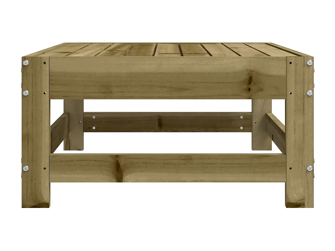 Canapé de jardin - Repose-pied de jardin bois de pin imprégné FR31072