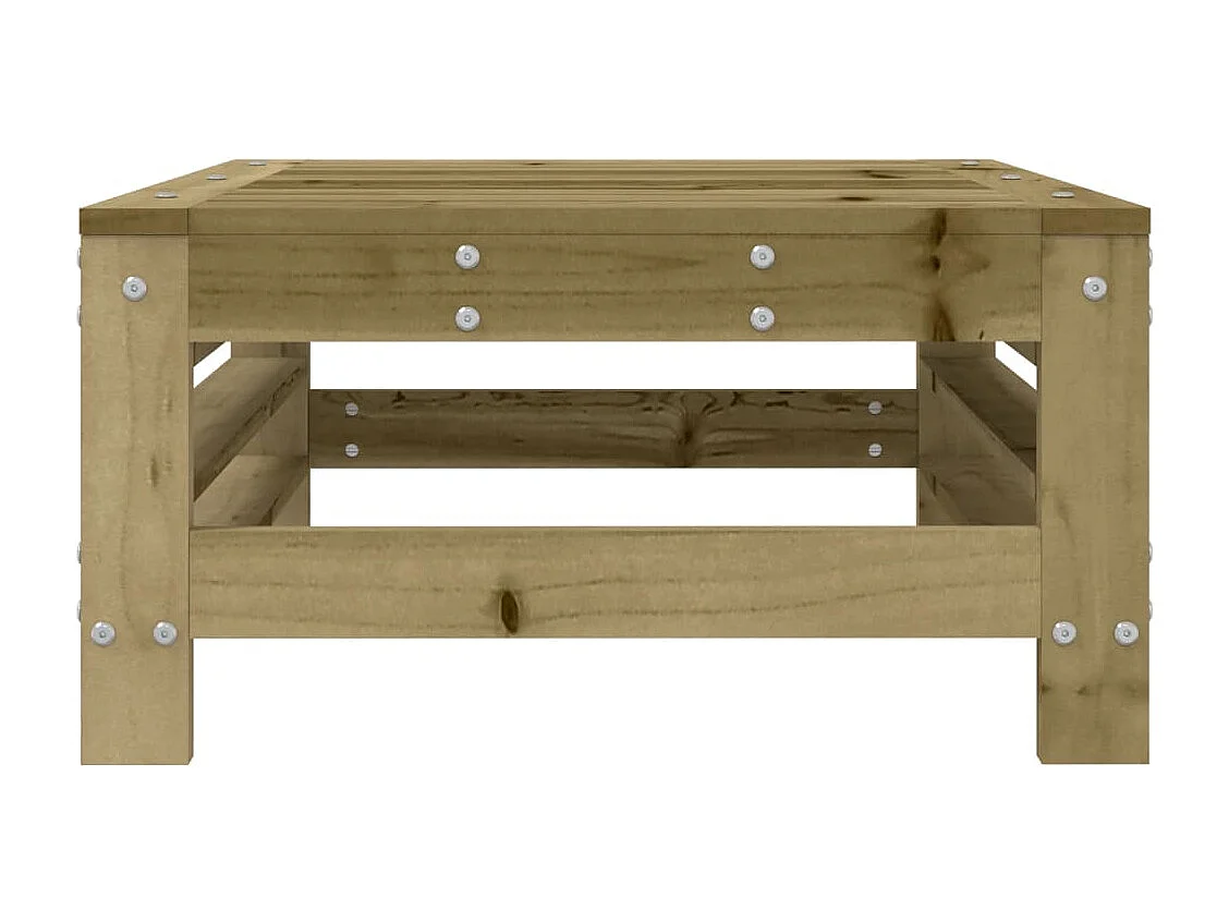 Canapé de jardin - Repose-pied de jardin bois de pin imprégné FR97985
