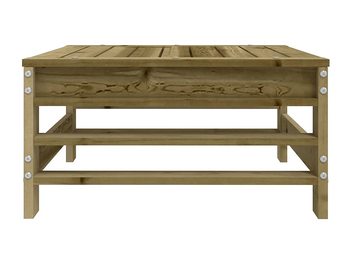 Canapé de jardin - Repose-pied de jardin bois de pin imprégné FR97985