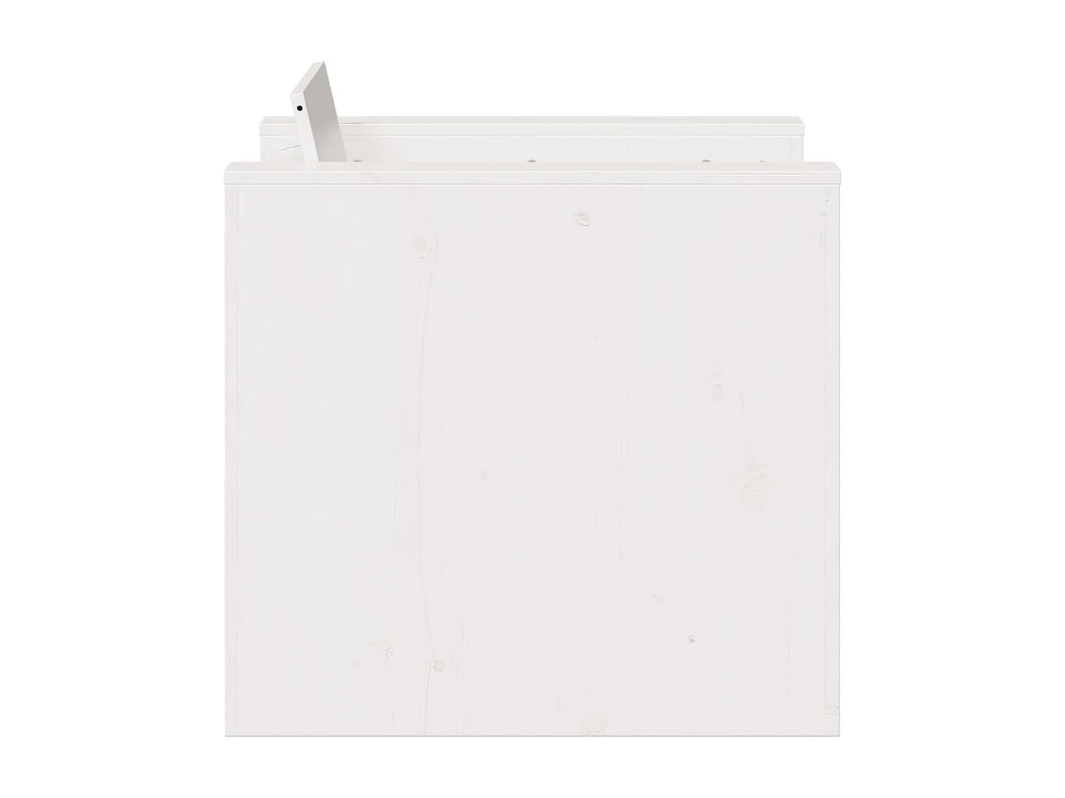 Canapé de jardin blanc 79x60x62 cm bois de pin massif FR957943