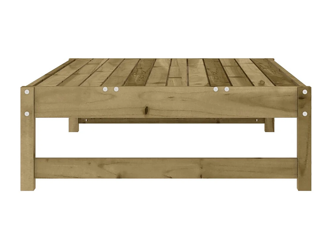 Canapé de jardin - Repose-pied de jardin 120x80 cm bois de pin imprégné FR10124