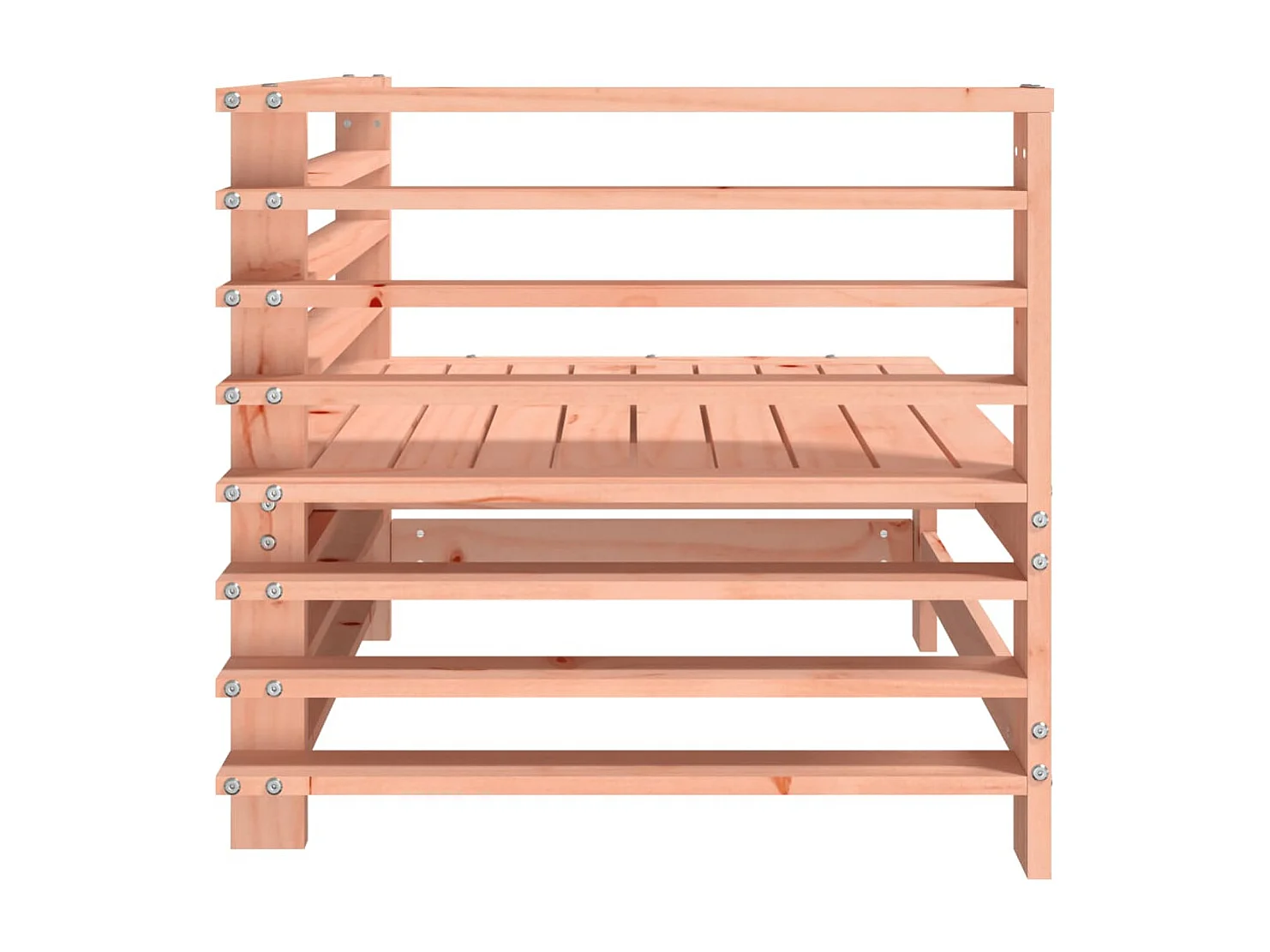 Lot de 2 Canapés d'angle de jardin bois massif douglas FR92311