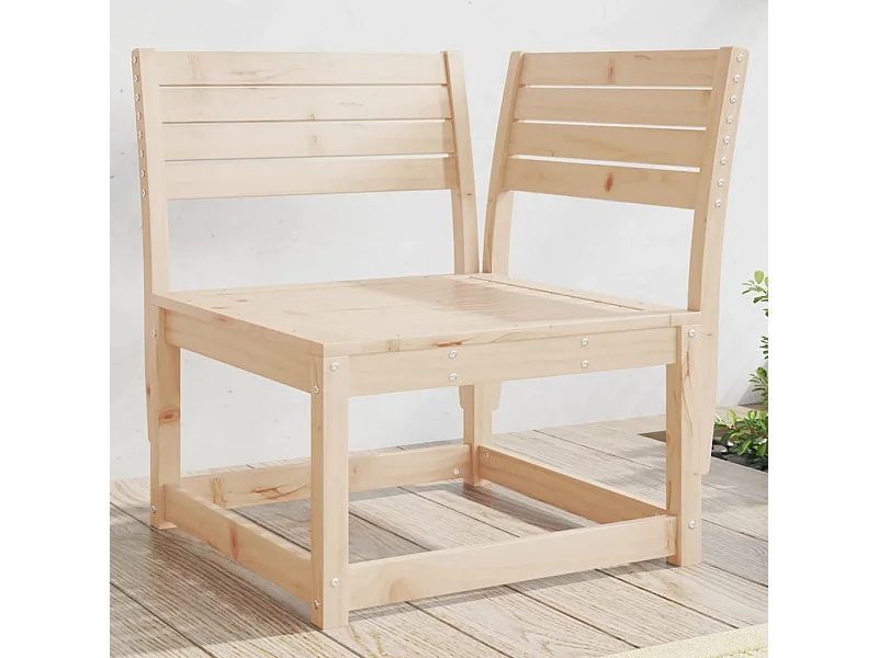 Tuinhoekbank 73x73x78 cm massief grenenhout BE966516