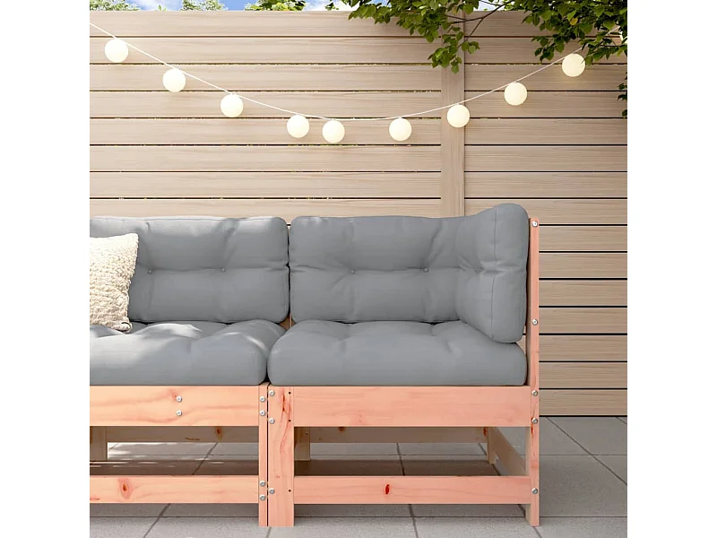 Canapé d'angle de jardin bois massif douglas FR51249