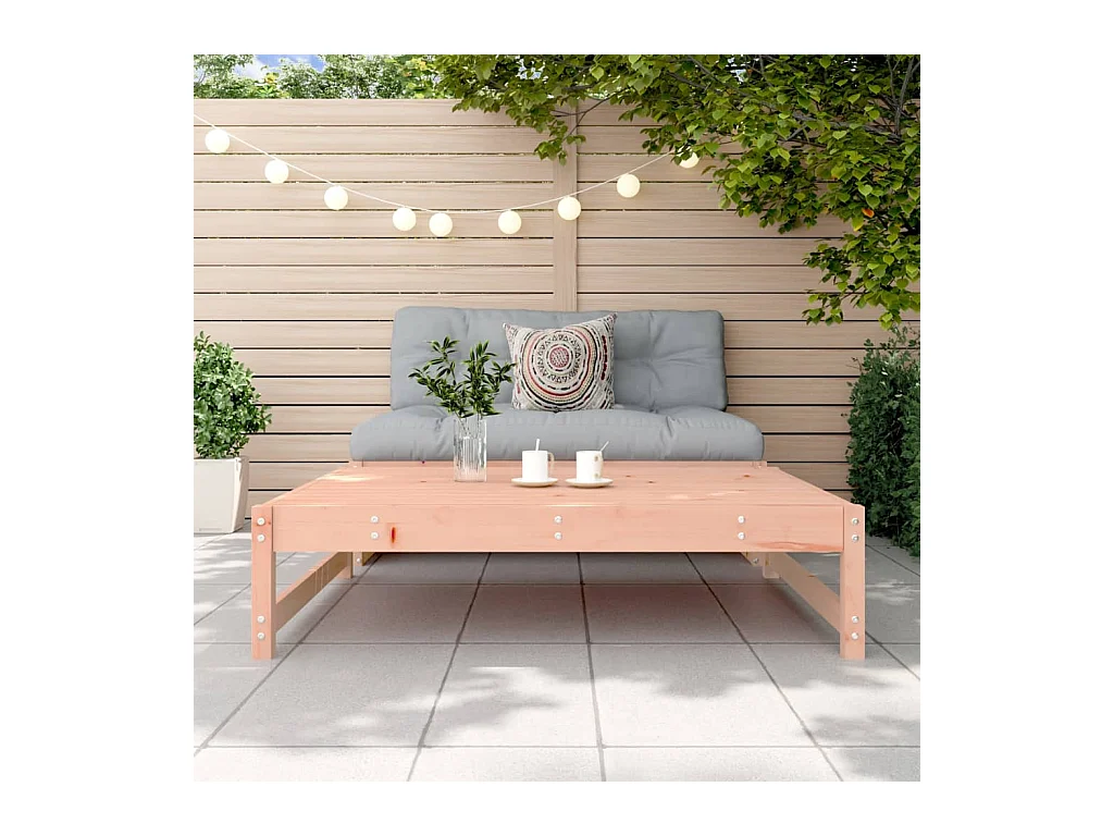 Canapé de jardin - Repose-pied de jardin 120x80 cm massif de douglas FR45930