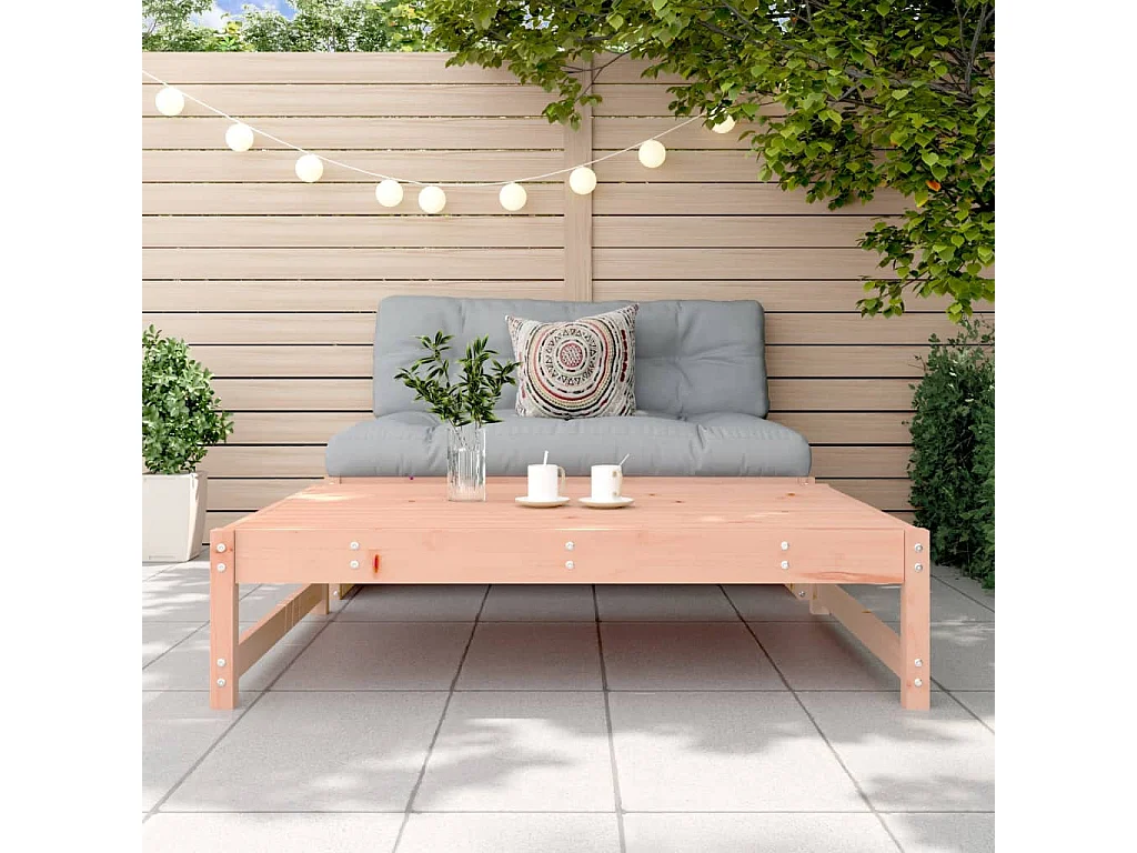 Canapé de jardin - Repose-pied de jardin 120x80 cm massif de douglas FR45930