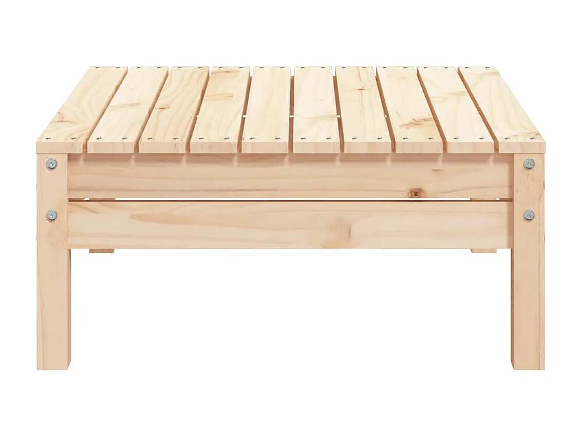 Canapé de jardin - Repose-pied de jardin bois de pin massif FR46585