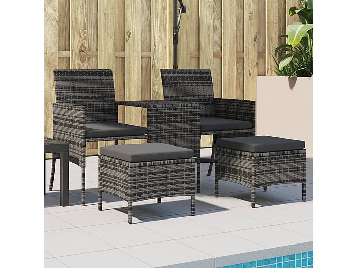 Faroom Sofá 3 Plazas De Ratán Con Toldo, Sofas De Terraza