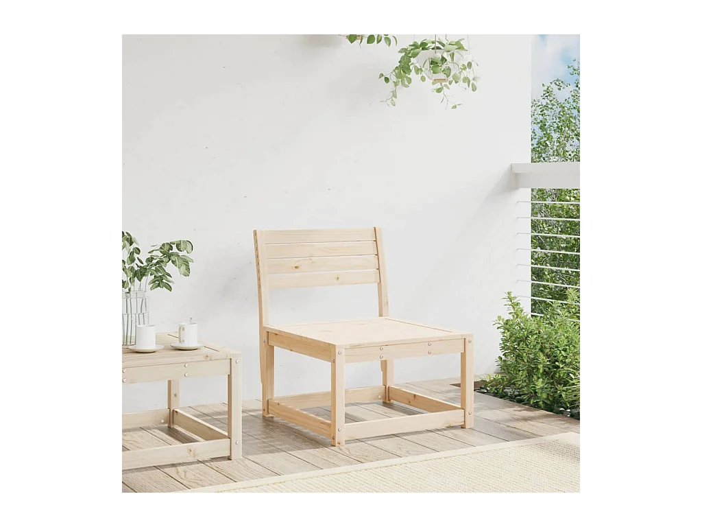 Canapé de jardin bois de pin massif FR104460