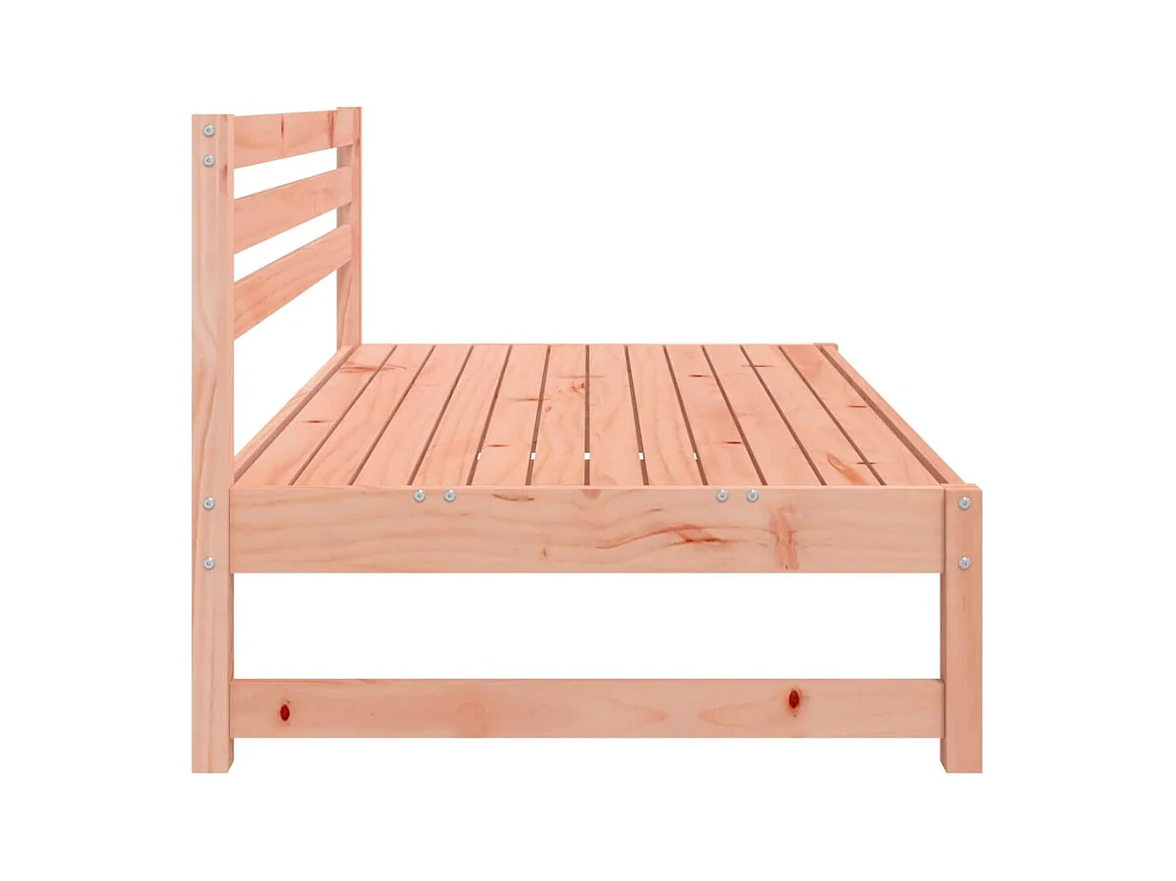 Lot de 2 Canapés centraux de jardin 120x80 cm bois massif douglas FR609916