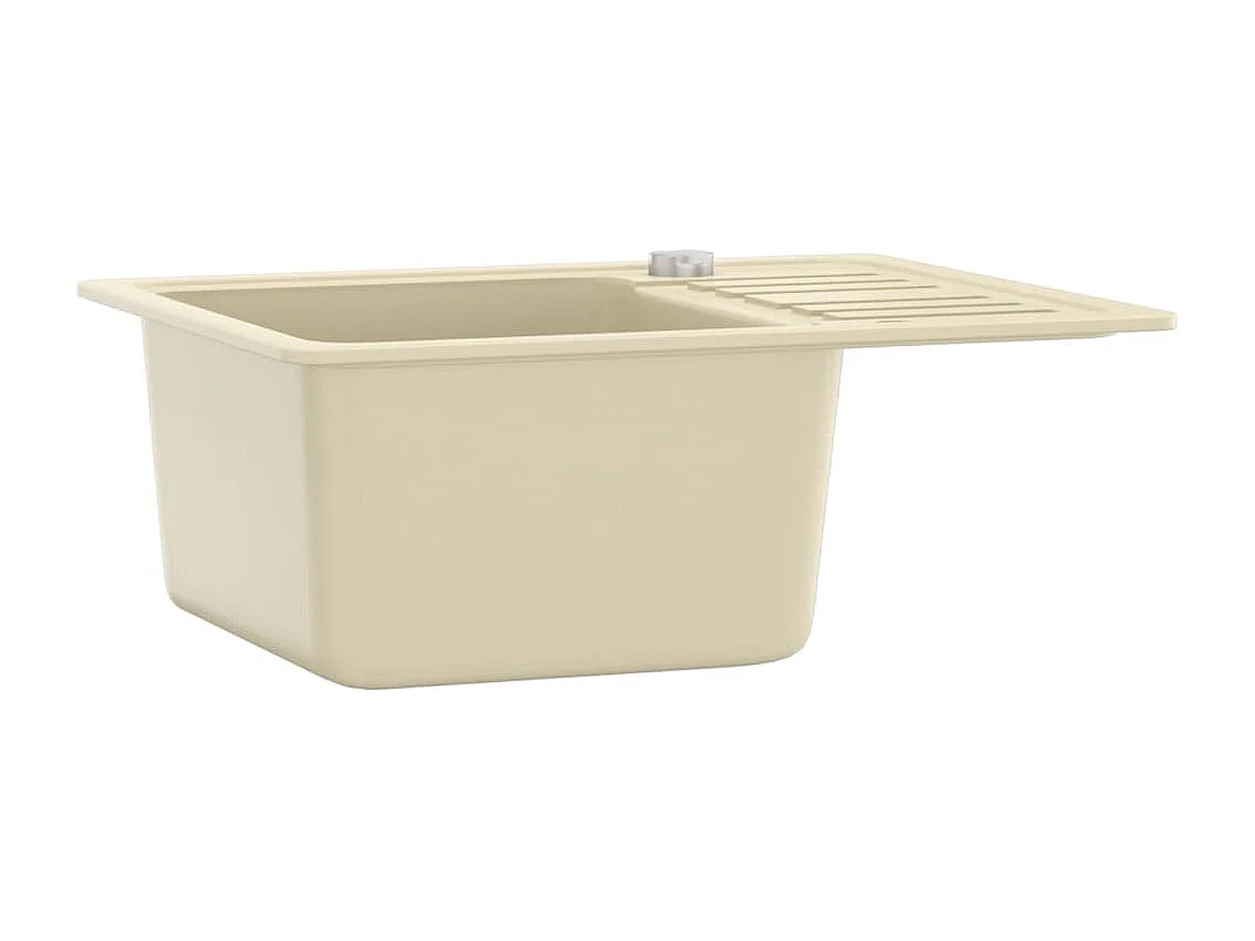 Évier de cuisine Granit Seul Évier Beige FR965329