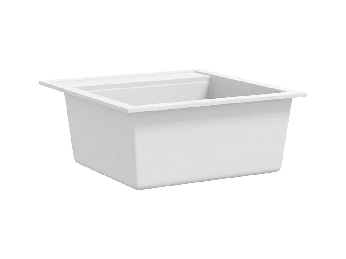 Évier de cuisine Granit Seul Évier Blanc FR659043