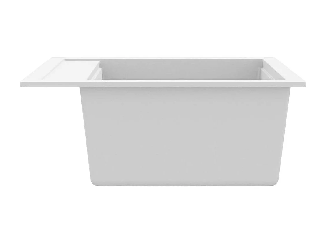 Évier de cuisine Granit Seul Évier Blanc FR659043