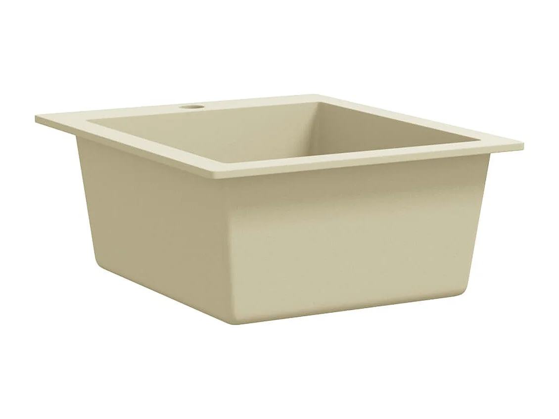 Évier de cuisine Granit Seul Évier Beige FR705103