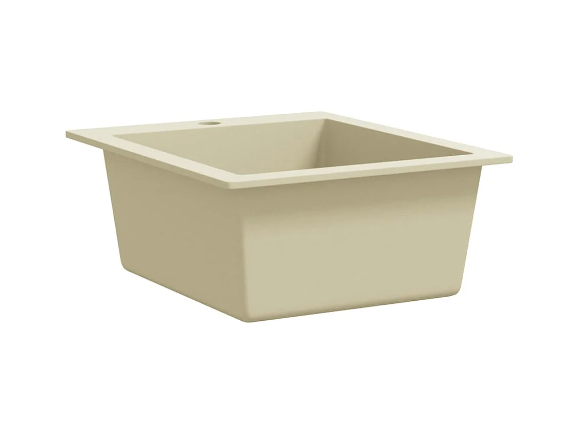 Évier de cuisine Granit Seul Évier Beige FR705103