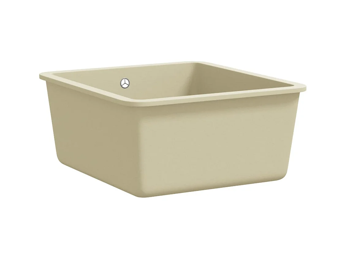 Évier de cuisine Granit Seul Évier Beige FR641201