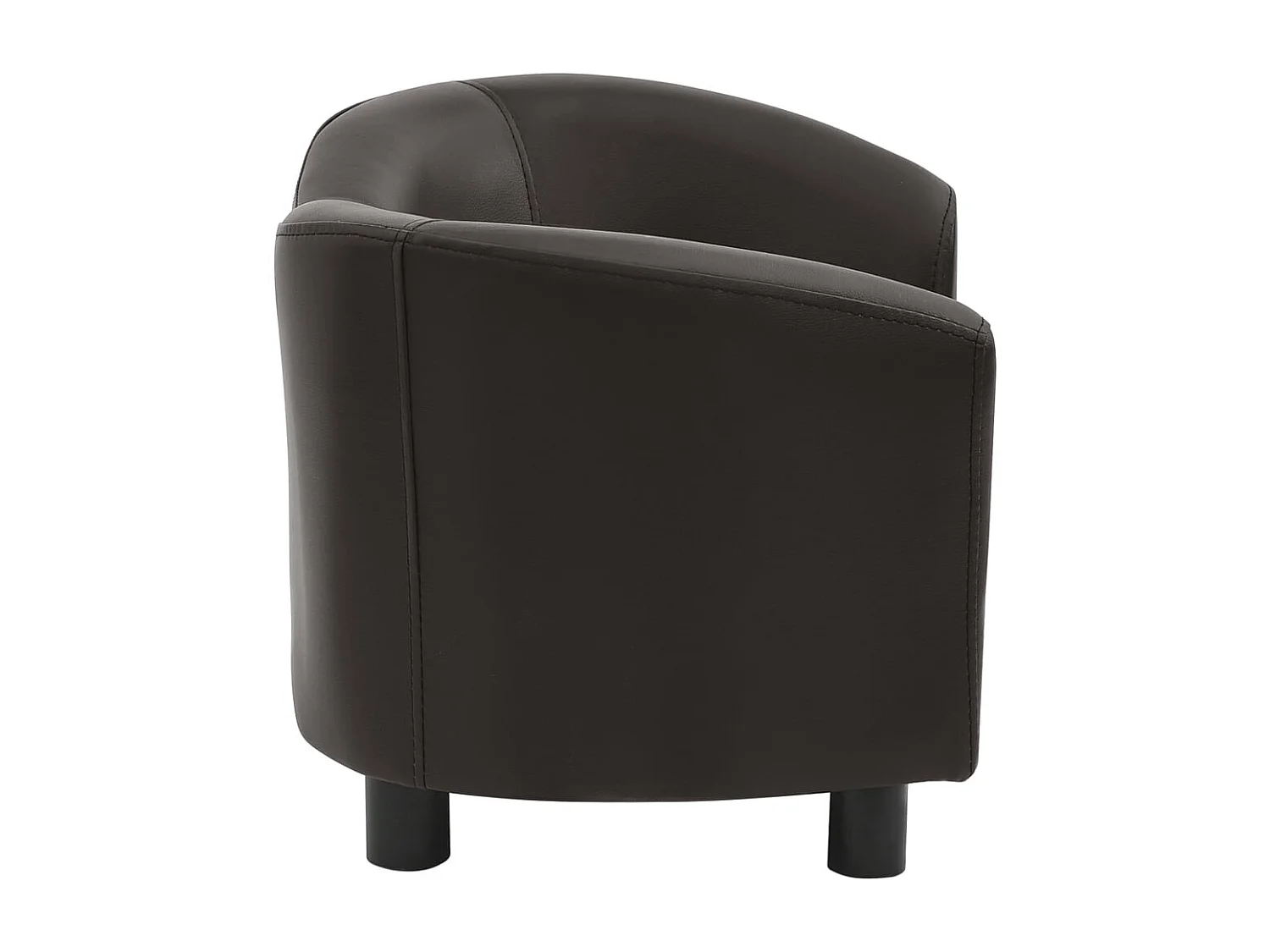 Canapé pour chien Marron 67x41x39 cm Similicuir FR532157