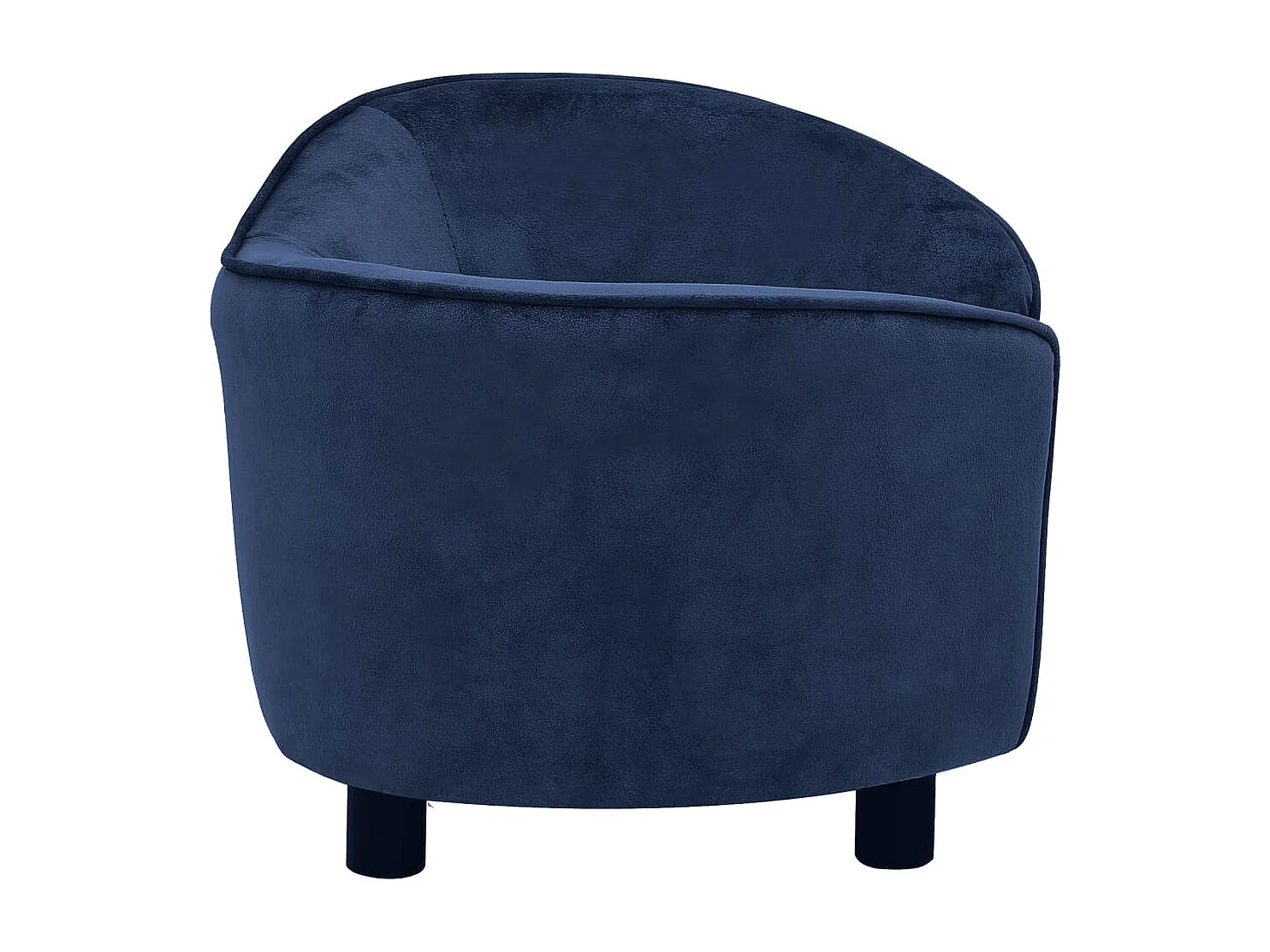 Canapé pour chien Bleu 69x49x40 cm Peluche FR456399