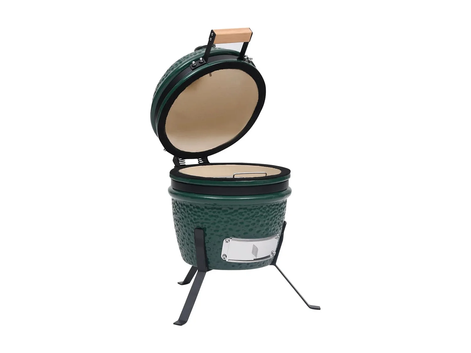 Kamado barbecue 56 cm keramiek groen BE352241