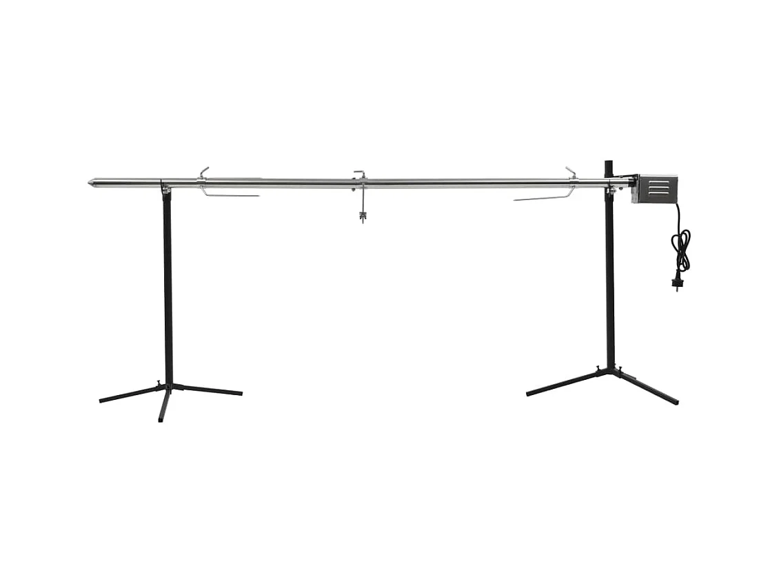 Gril de barbecue automatique avec moteur Inox 207x45x81 cm FR567755