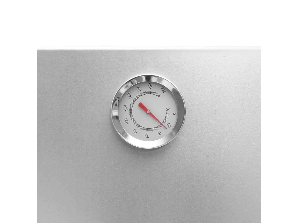 Fumoir à four à barbecue avec table acier galvanisé FR974100