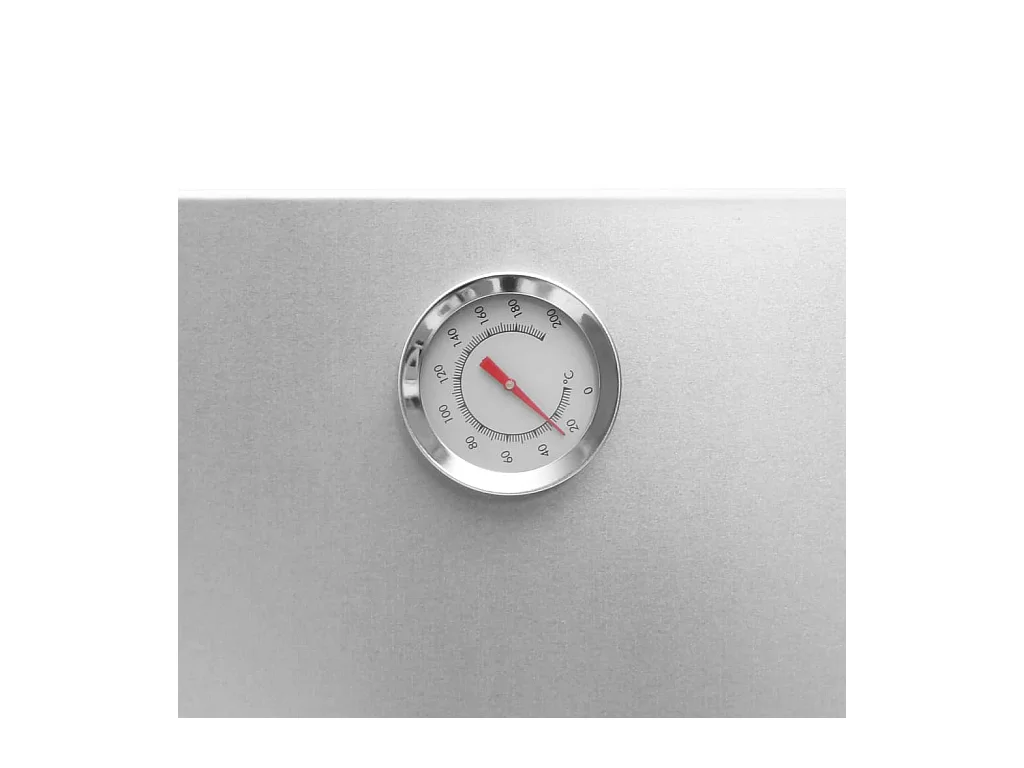 Fumoir à four à barbecue avec table acier galvanisé FR974100