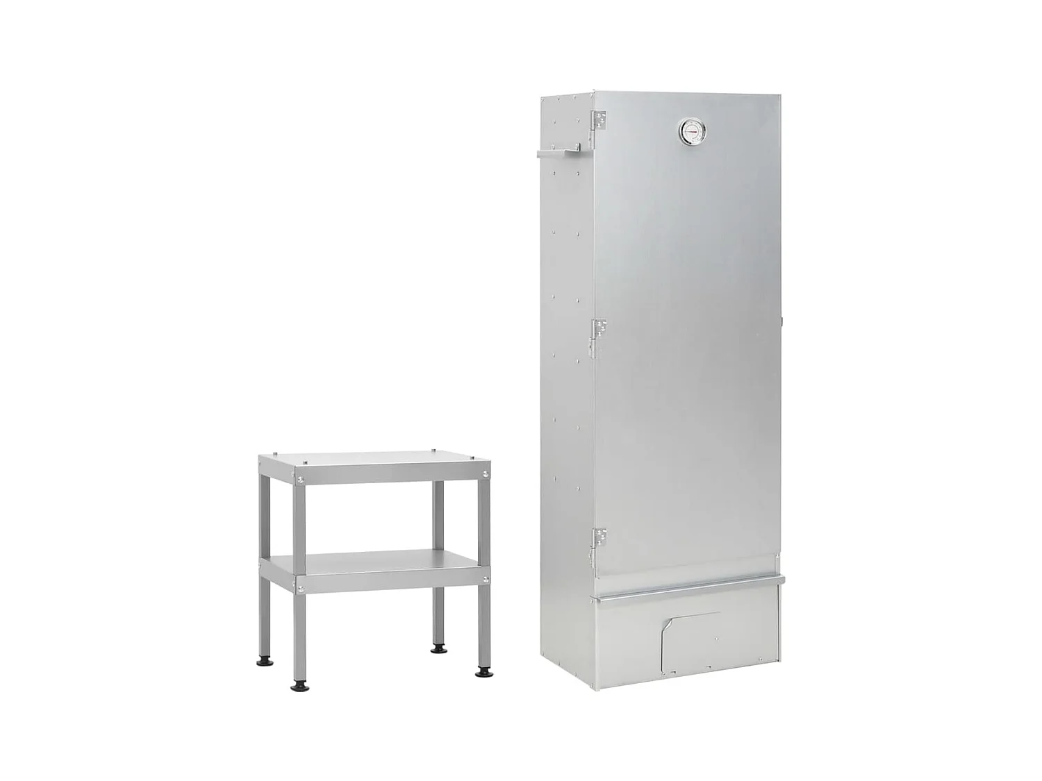 Fumoir à four à barbecue avec table acier galvanisé FR974100