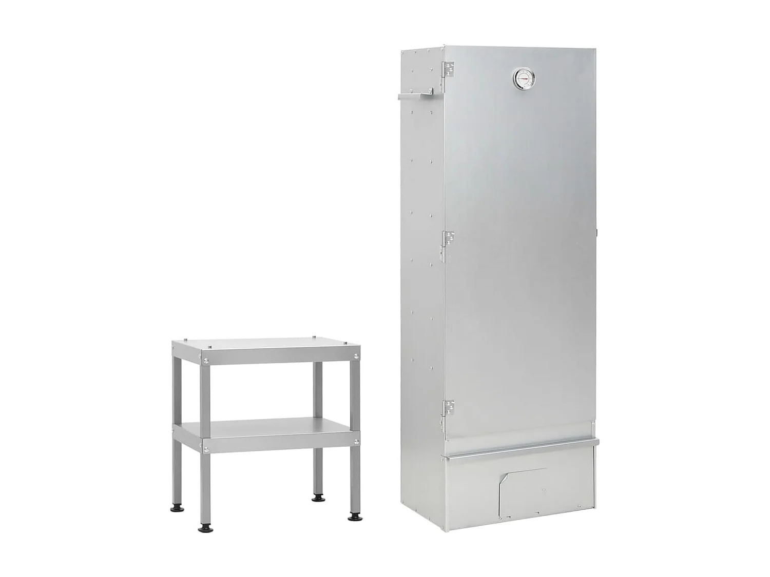 BBQ-rookoven met tafel gegalvaniseerd staal BE606640