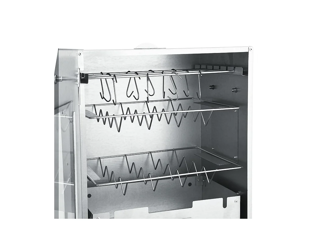 Fumoir à four à barbecue avec table acier galvanisé FR986989