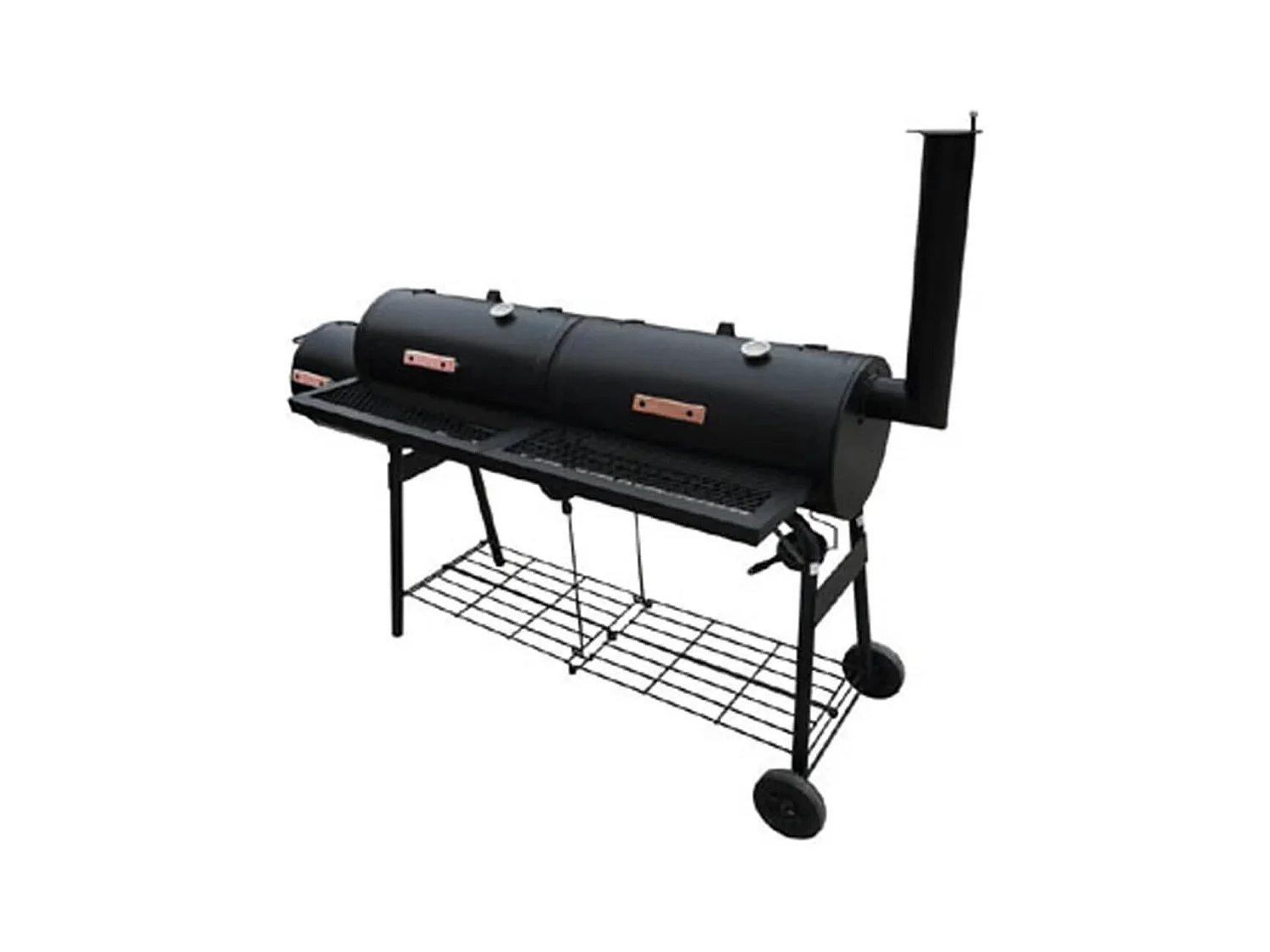 Barbecue à fumoir Nevada XL Noir FR918965
