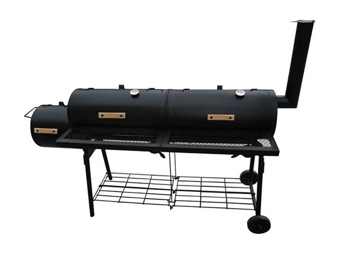 Barbacoa ahumadora Nevada XL negra ES349602