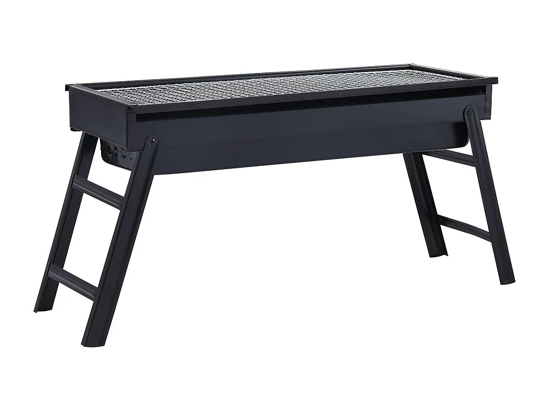 Barbecue portable de camping Acier inoxydable 60x22,5x33 cm FR679062