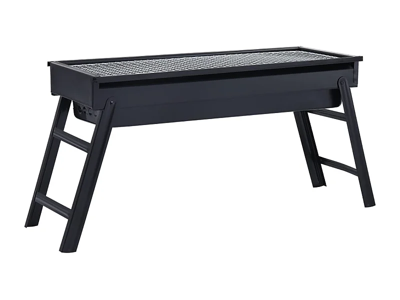 Barbecue portable de camping Acier inoxydable 60x22,5x33 cm FR679062