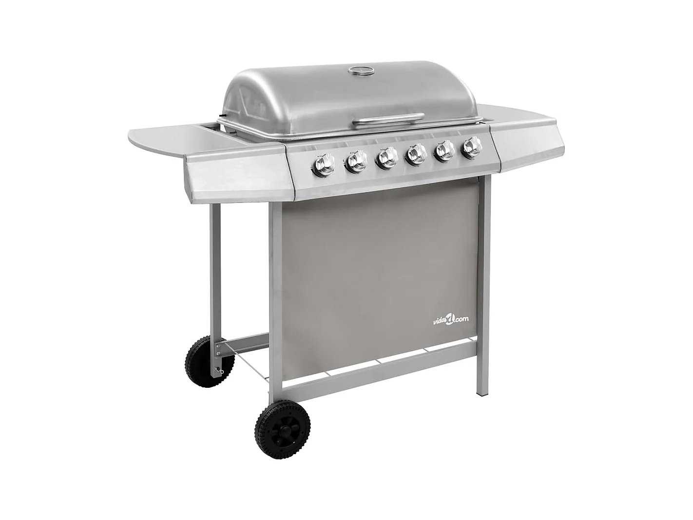 Barbecue gril à gaz avec 6 brûleurs Argenté FR319461