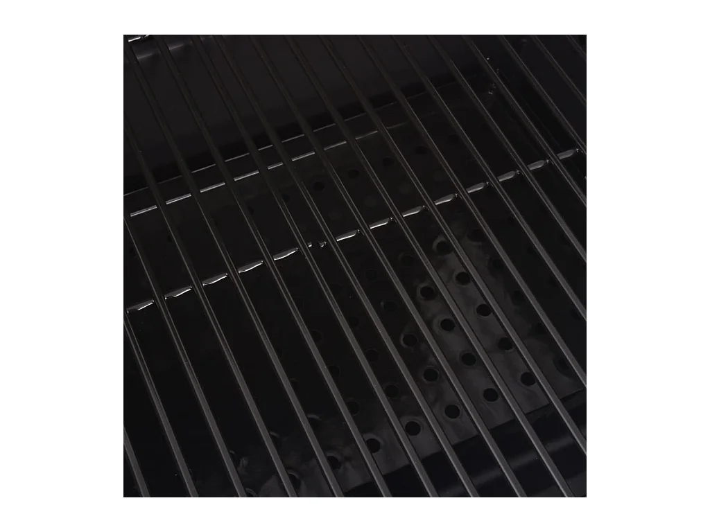 Barbecue au charbon de bois avec étagère inférieure Noir FR277800