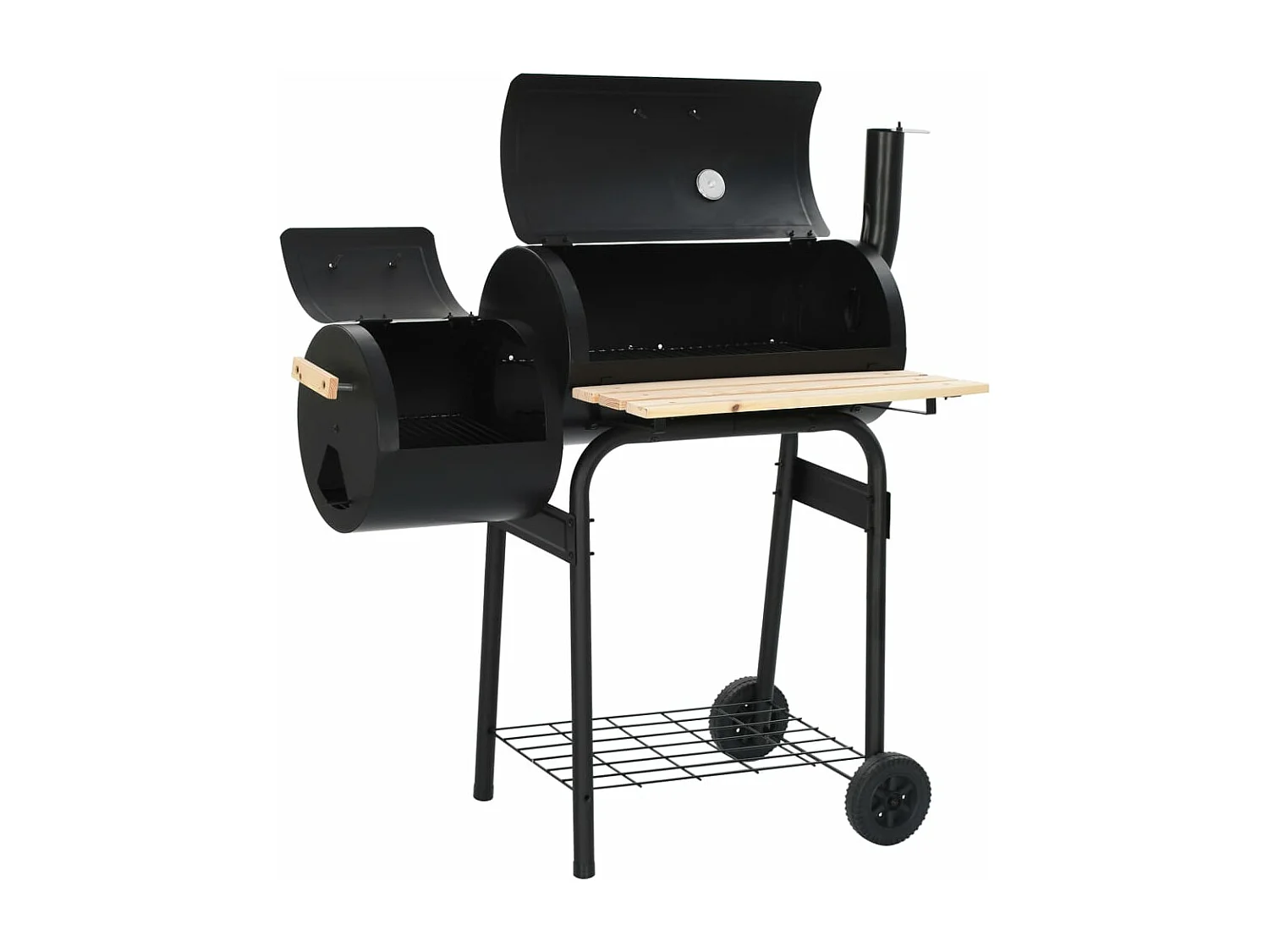 Grelhador a carvão com defumador PT592368