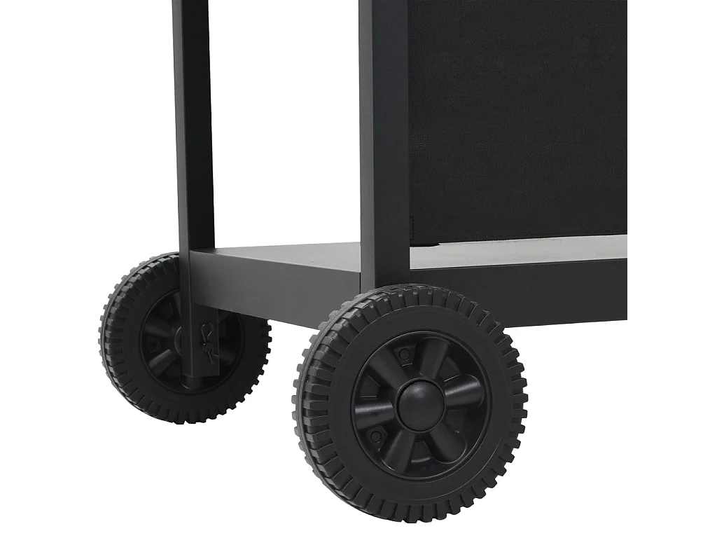 Barbecue au gaz avec 6 zones de cuisson Acier Noir FR719041