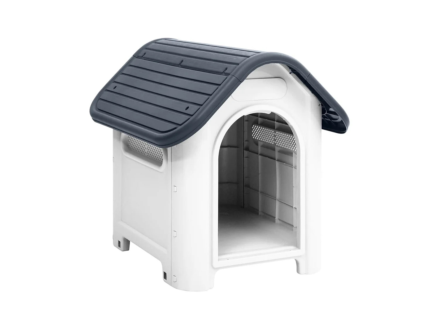 Niche pour chien Gris 59x75x66 cm Polypropylène FR569956