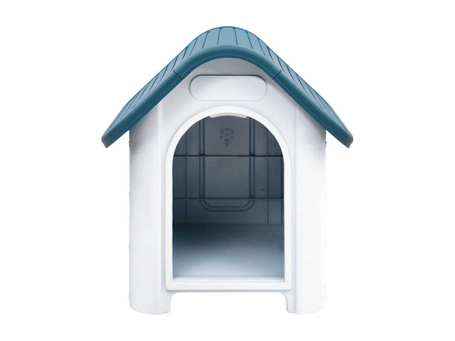 Caseta para perros polipropileno azul 59x75x66 cm ES229712