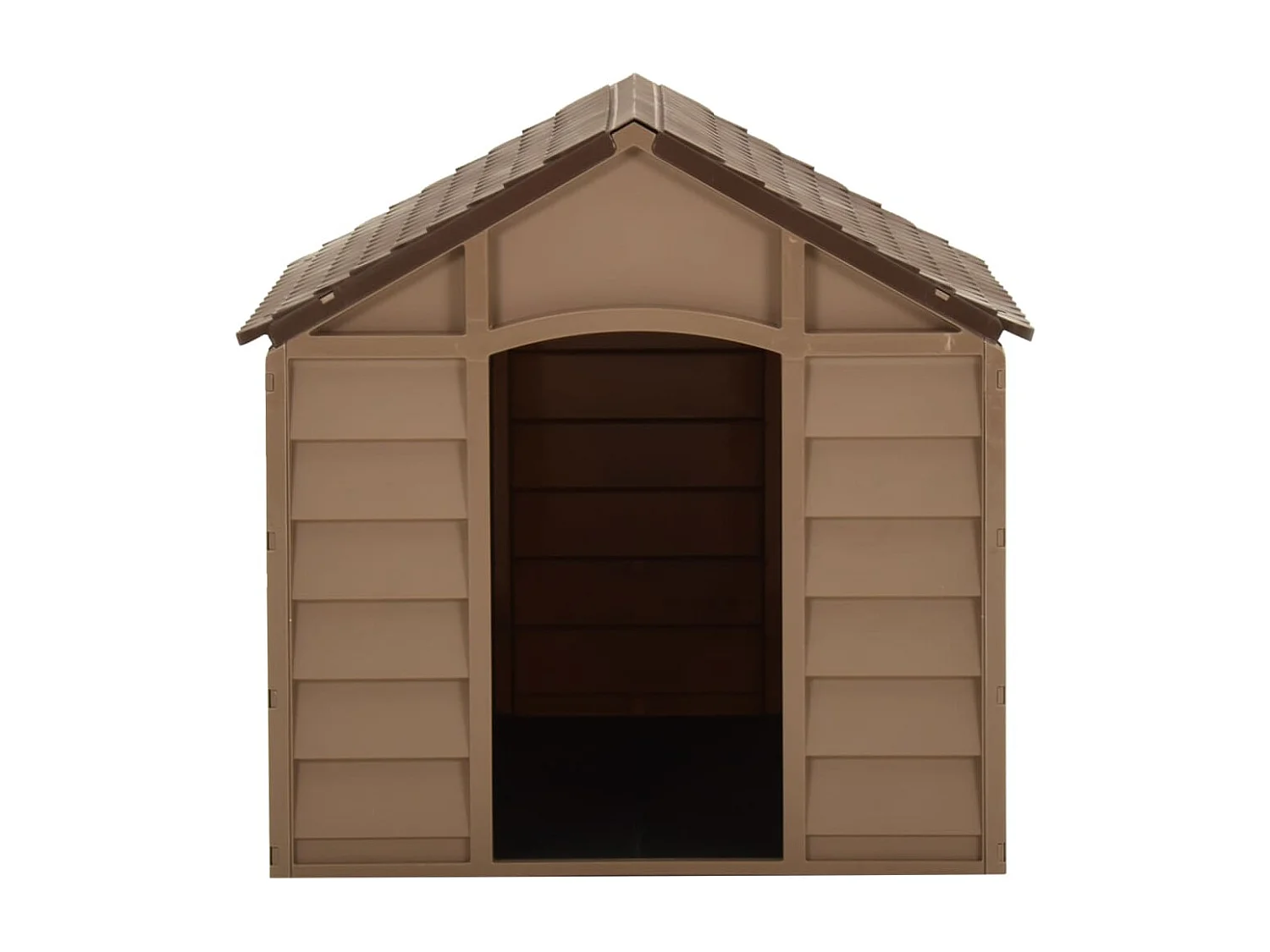 Niche pour chiens Marron 71x71,5x68 cm PP FR169394