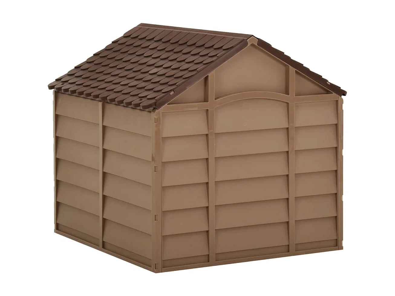 Niche pour chiens Marron 71x71,5x68 cm PP FR169394