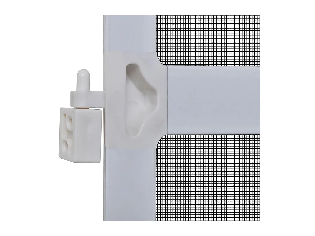 Mosquitera con bisagras para puertas blanca 120x240 cm ES950690
